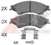 A.B.S. 37973 OE Brake Pad Set, disc brake